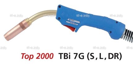 Горелка для полуавтоматаTBi 7G Short (короткая), длина рукава 5м - st-e.info - Салават