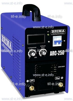 Сварочный аппарат Brima (инвертор) ARC 250 (220/380В) - st-e.info - Салават